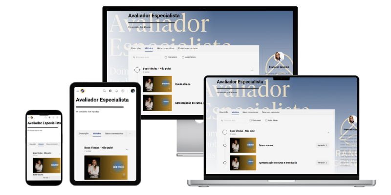 Curso Avaliador Especialista